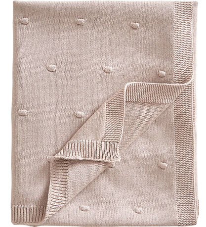 Jack o Juno Decke - 80x100 cm - Strick - Bubble - Dusty Pink