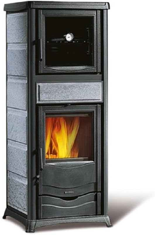 La Nordica 7117363 Termorossella Plus Forno DSA 4.0 Wasserführender Kaminofen Speckstein/A+