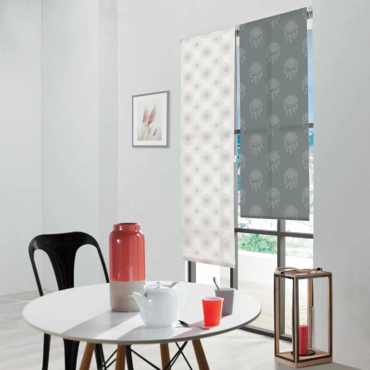 Paris Prix Store Enrouleur Tamisant 120x180 cm Blanc
