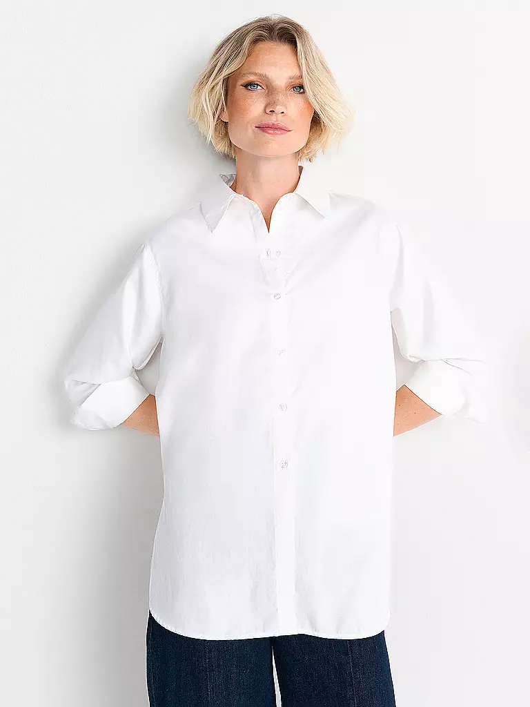 RICH & ROYAL Bluse weiss