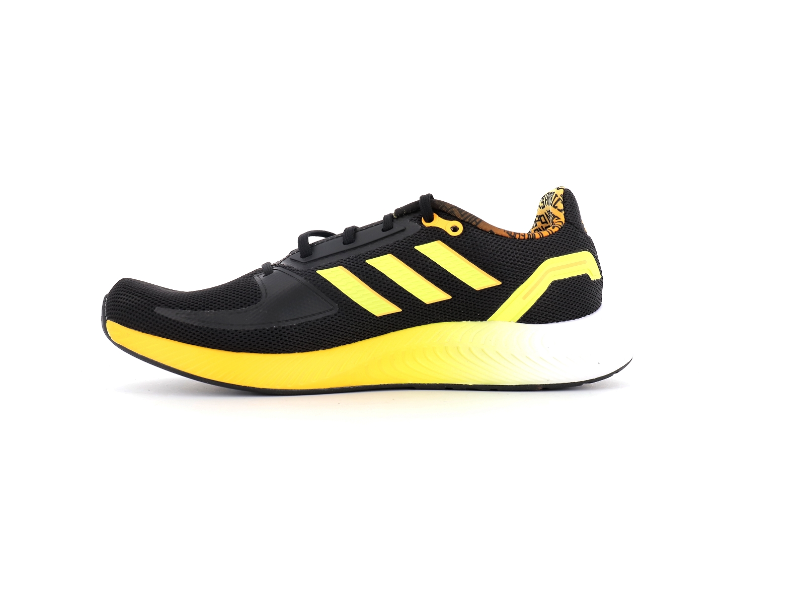 Adidas-GW3670 Synthétique Noir Jaune