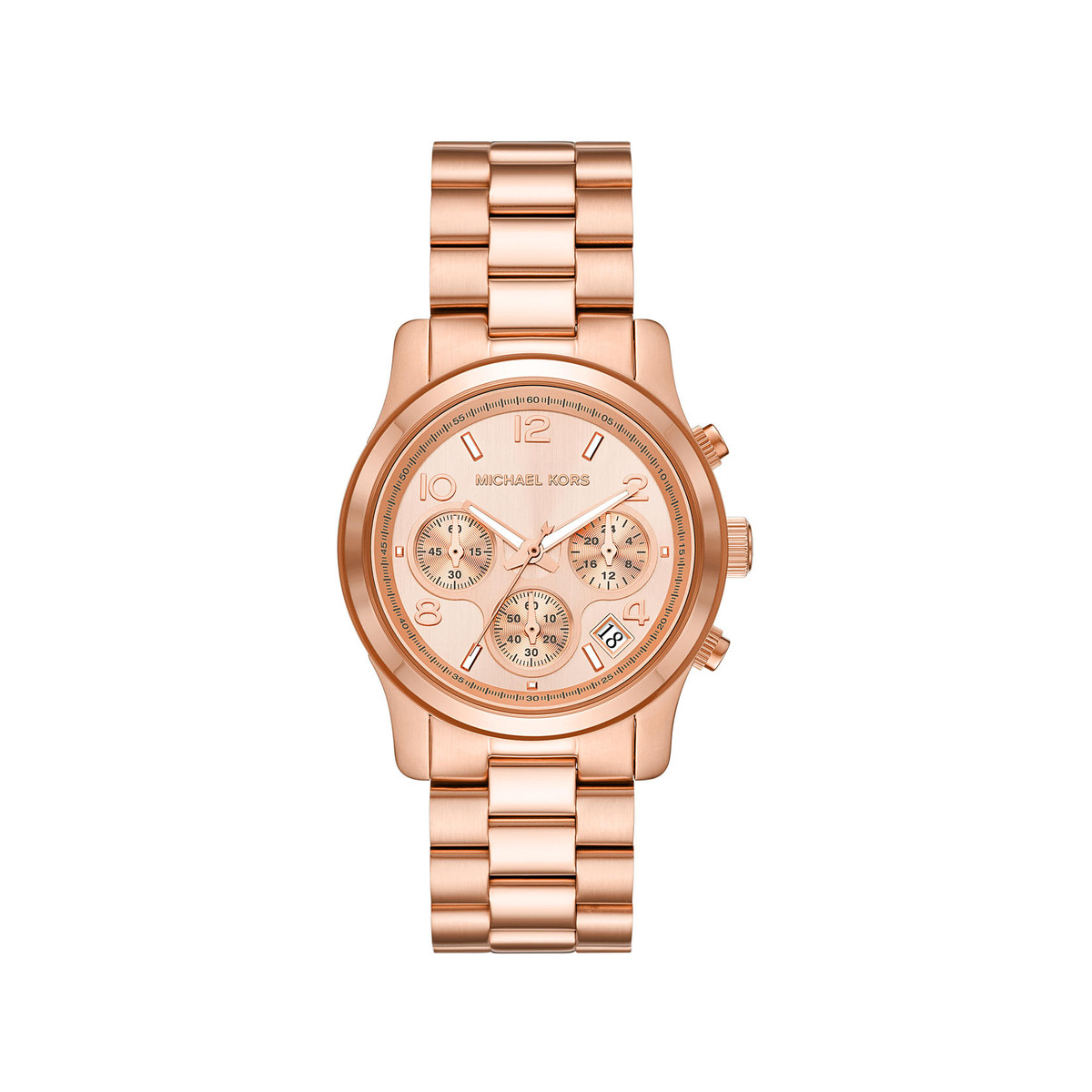Montre MICHAEL KORS Runway femme bracelet acier doré rose
