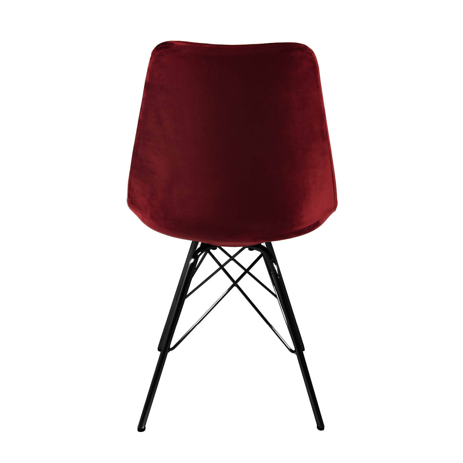 Kick kuipstoel - Velvet rood BL