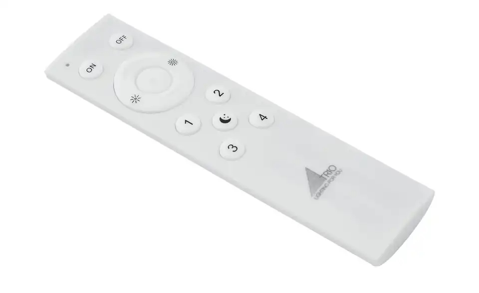 Trio LED Deckenleuchte 3-flammig edelstahlfarben, lackiert