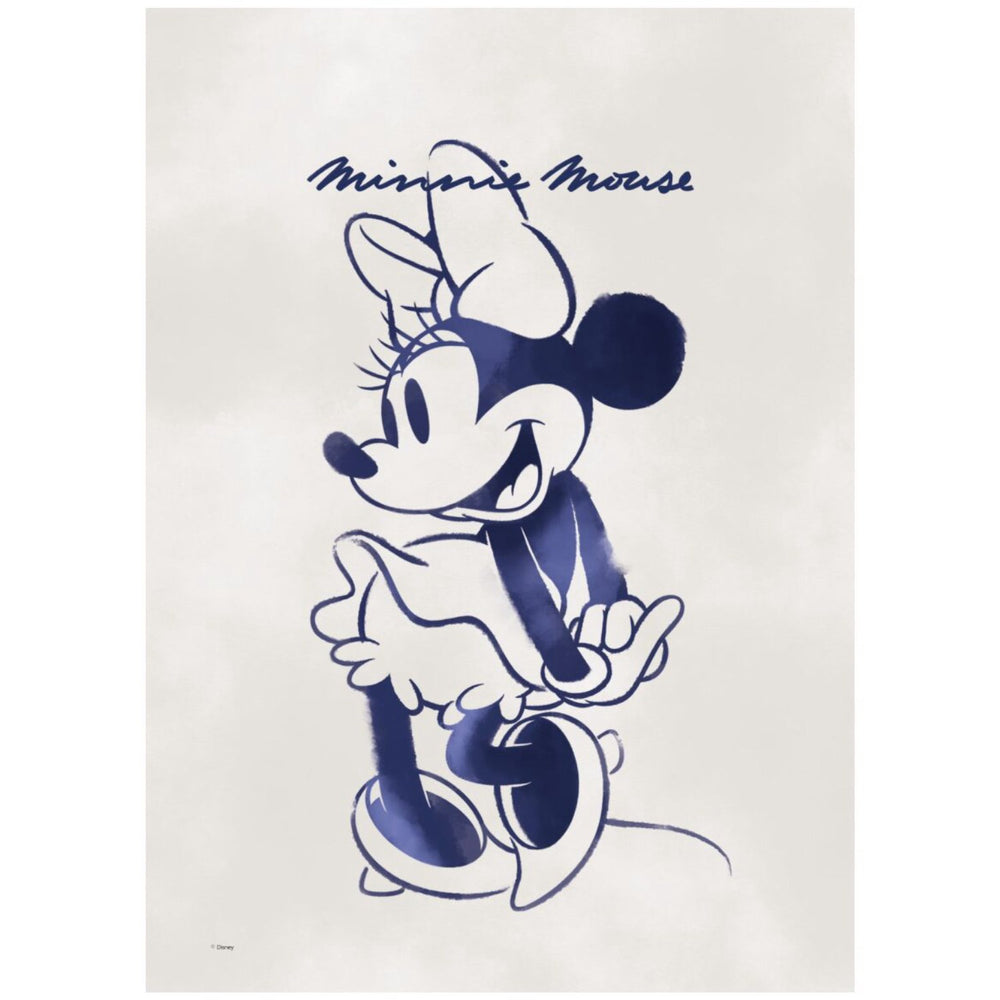 Køb Poster & Frame Disney - Minnie Mouse Blue
