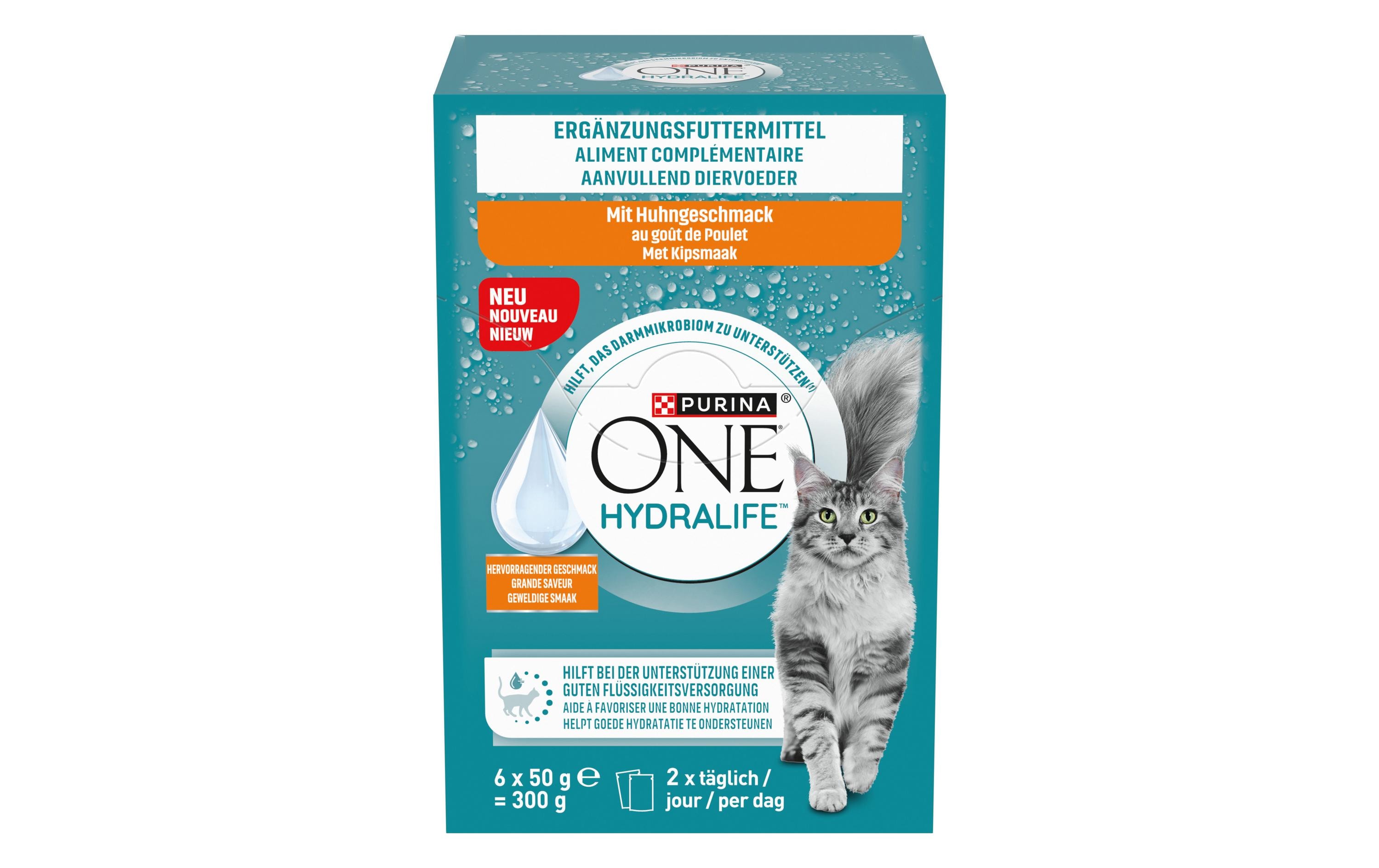 Hydralife mit Huhngeschmack 6 x 50 gErgänzungsfuttermittel für Katzen