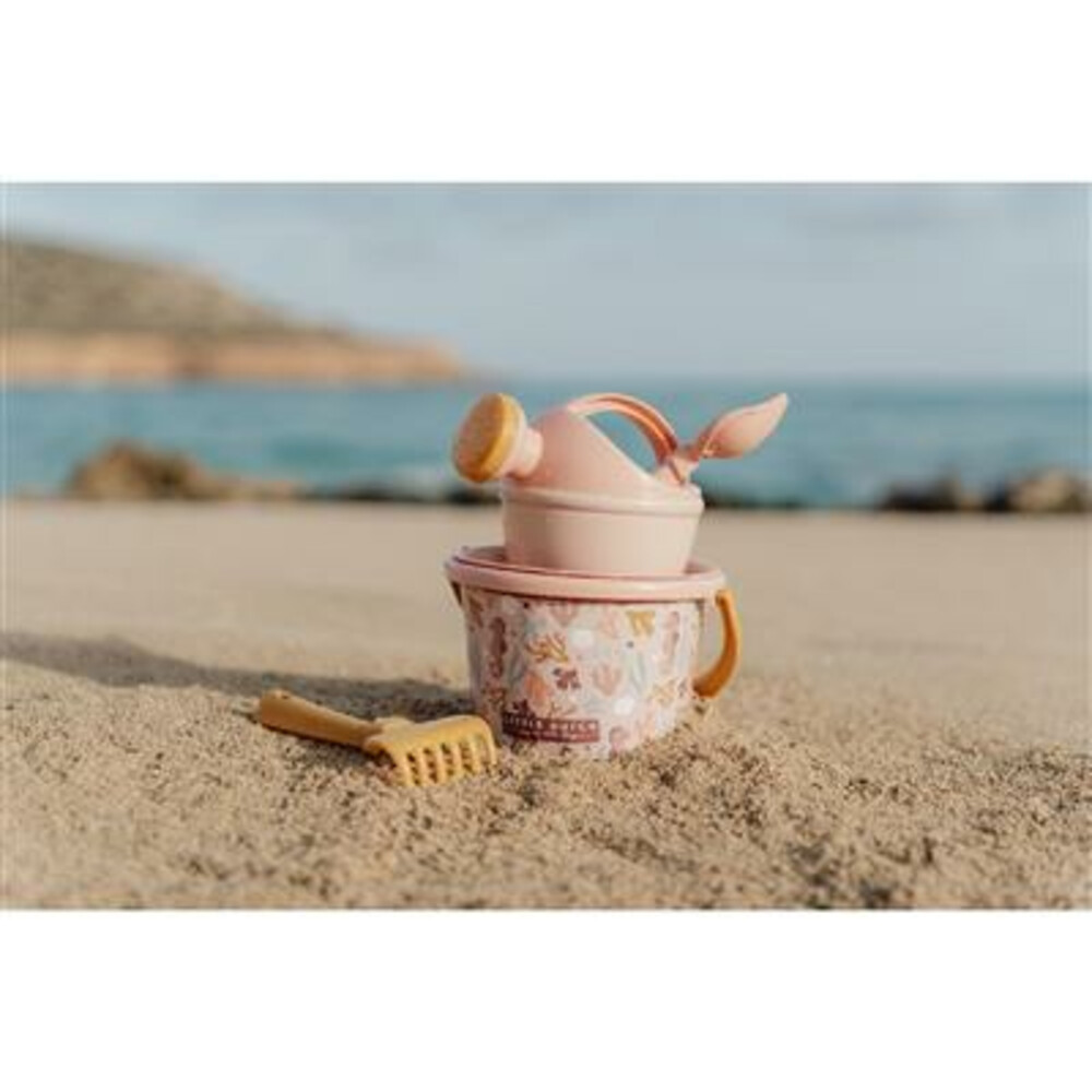 Little Dutch Strandset 9,5 cm 5-delig Oceans Dream Roze
