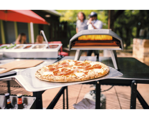 Ooni Koda 12 Gaspizzaoven 62 x 39 cm RVS Zilver/Zwart Compact met warmteregelaar en One-Touch Gasontsteking