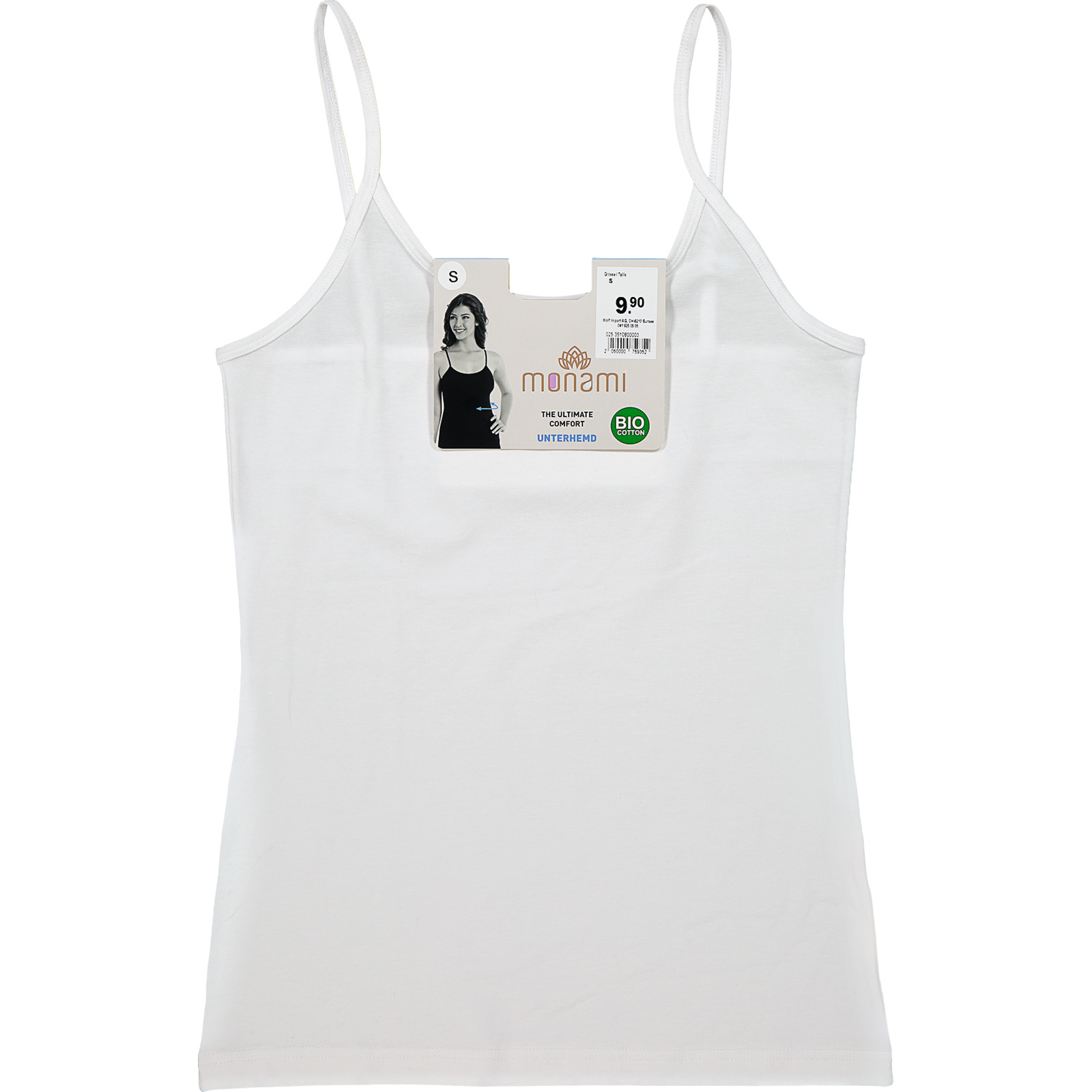 Damen Bio Unterhemd XL, weiss