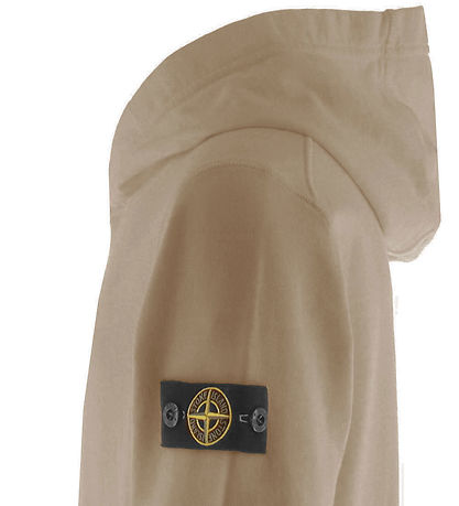 Stone Island Kapuzenpullover - Deserto m. Logo