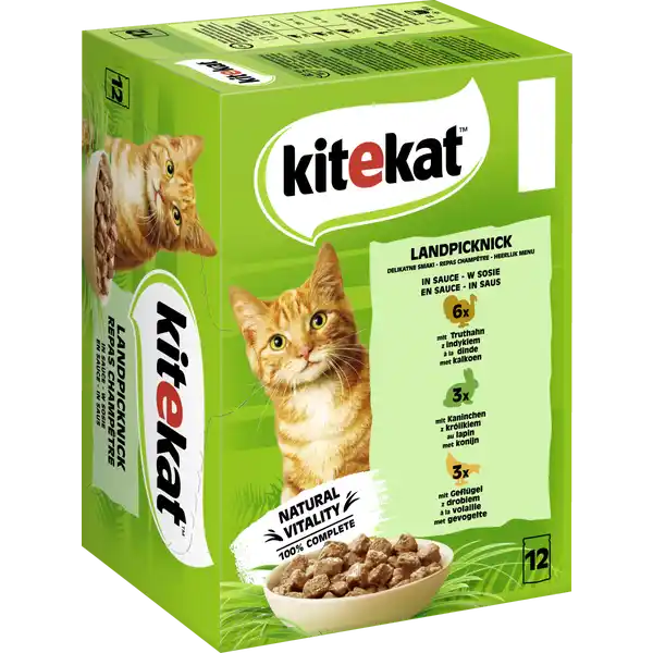 Katze Nassfutter Portionsbeutel Multipack Landpicknick in Sauce