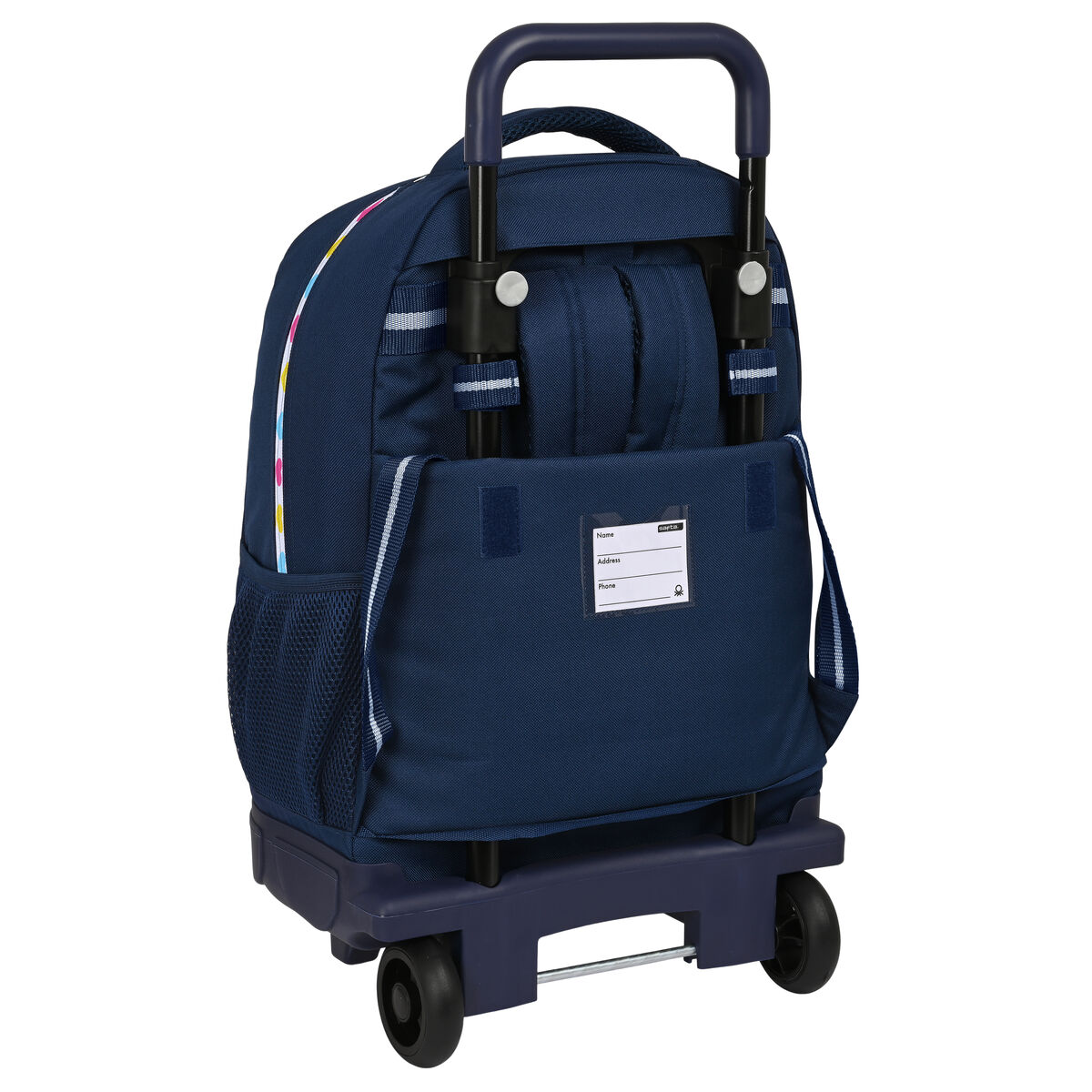 Mochila escolar Benetton Love com rodas