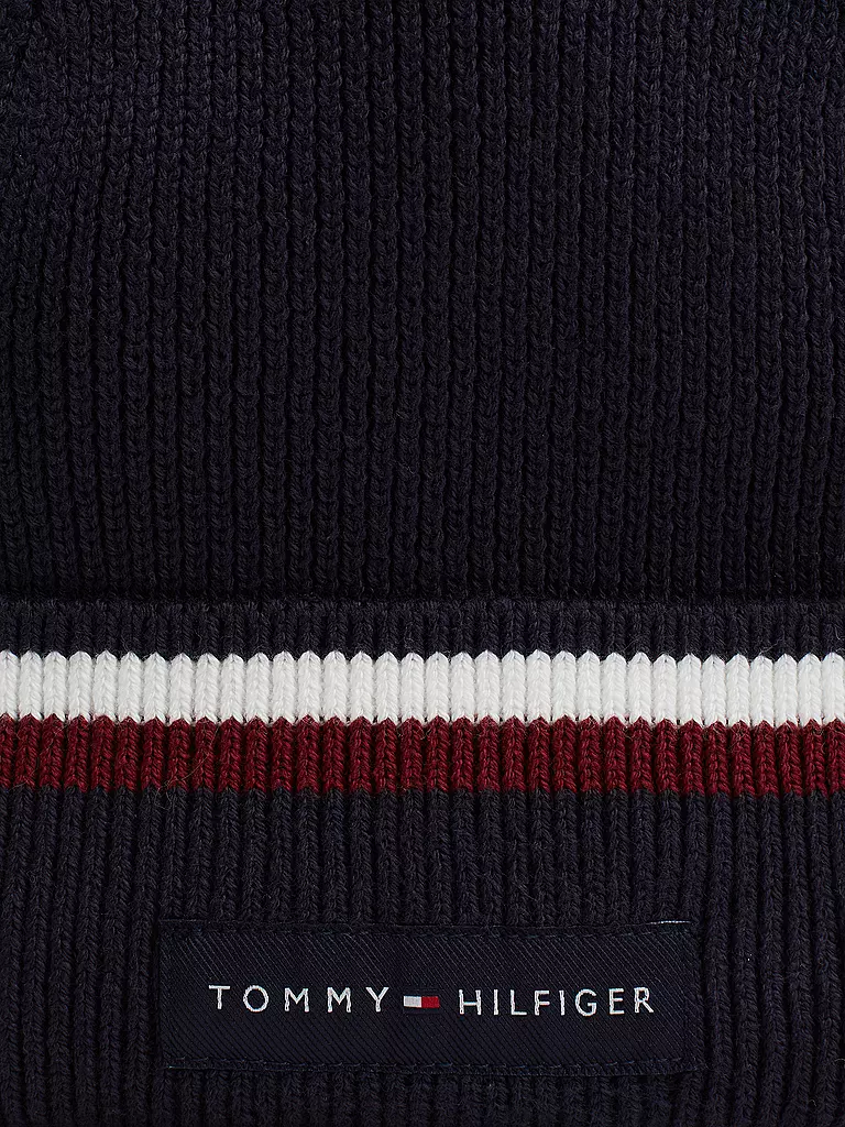 TOMMY HILFIGER Mütze - Haube blau