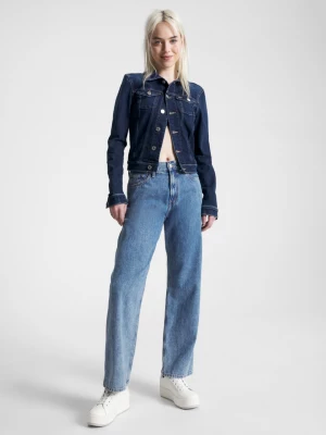 Calça jeans folgada de cintura média Betsy