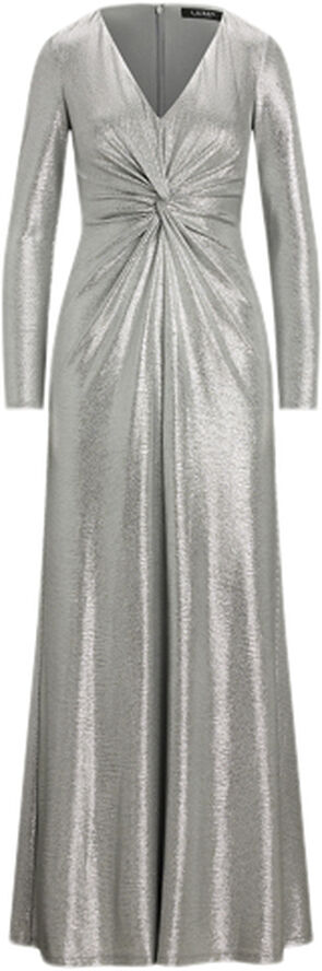 Lauren Ralph Lauren ILLMNTNG STRCH KNIT-GOWN Pewter/silver foil
