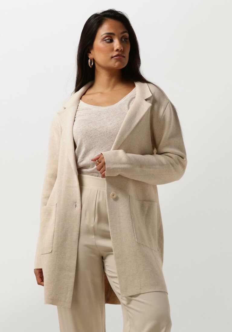KNIT-TED zand knit-ted vest sammie