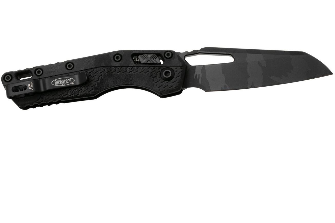 Microtech MSI Standard Issue 210T-1PMMTC-X8Z4, Tiger Camo M390MK, Tri Grip Midnight Tiger Camo Polymer zakmes