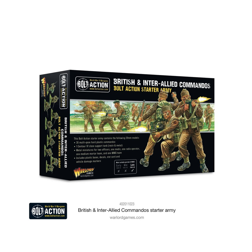 Bolt Action - British & Inter-Allied Commandos Starter Army