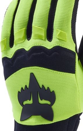 YOUTH DIRTPAW Kinder-Langfingerhandschuhe  flo yellow  M=6