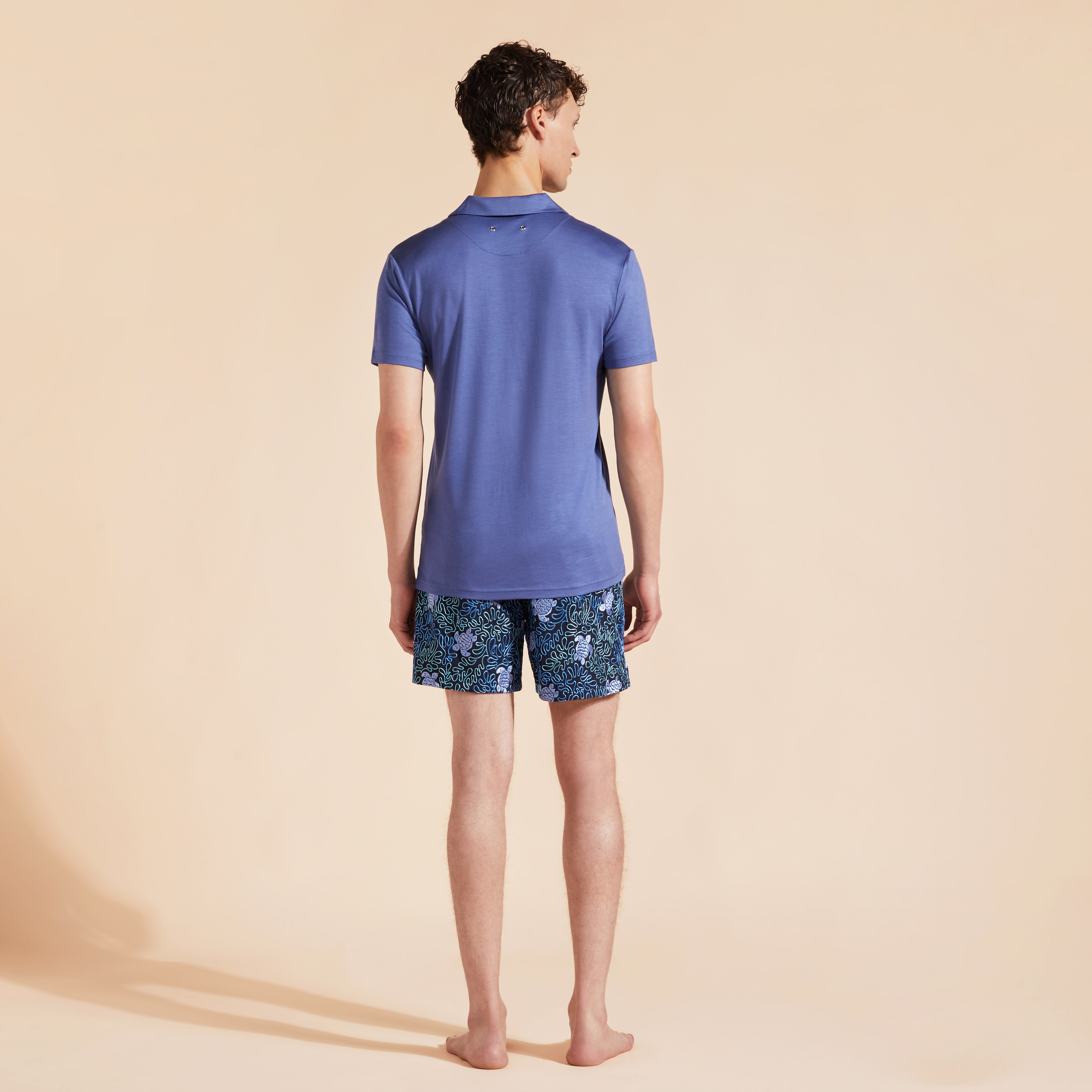 Polo en Tencel homme uni | Site Vilebrequin | PRLH9R02