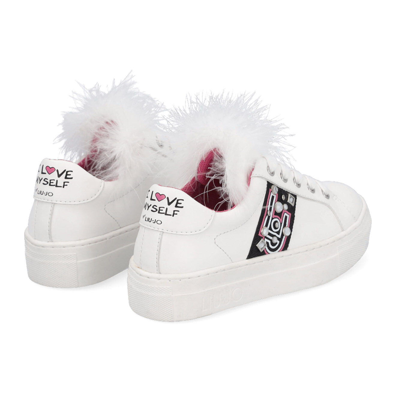 Liu-Jo Sneakers en Cuir Chic blanches