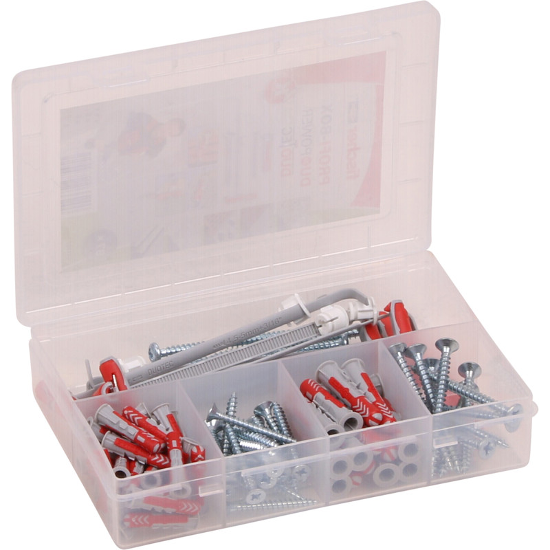 Fischer Duopower & Duotec pluggen en schroeven 87-delig
