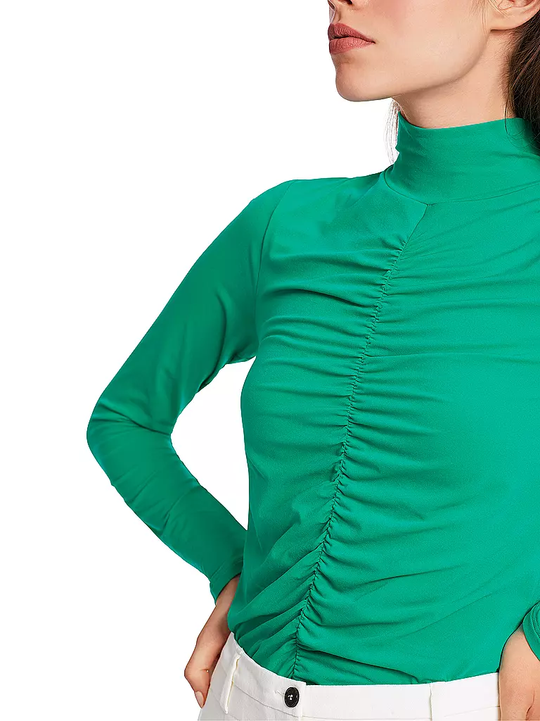 MARC CAIN Rollkragenshirt  grün