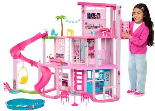 Barbie - Dreamhouse - Poppenhuis - Meerdere Kleuren - Inclusief Accessoires