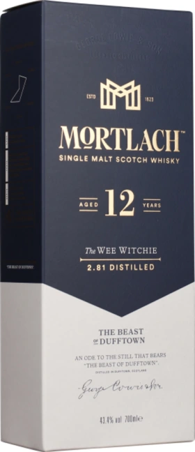 MORTLACH 12 YEARS SINGLE MALT 70CL