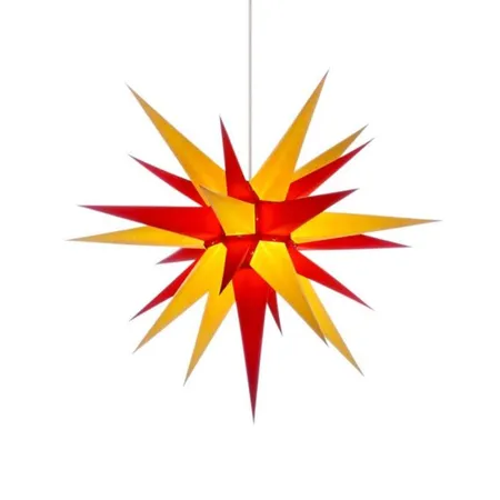 Herrnhuter Innenstern i7 gelb/rot, 70cm, ohne Kabel