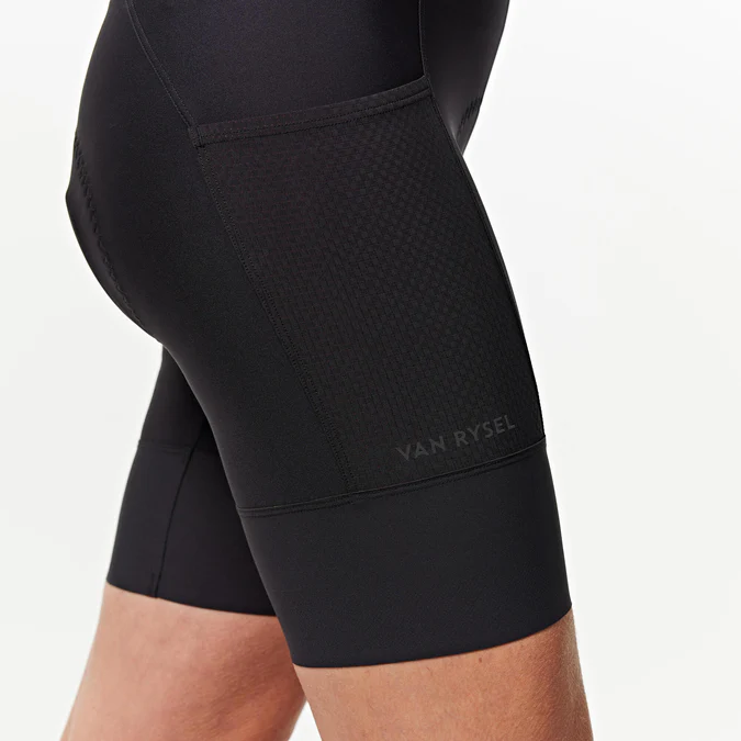 Decathlon Van Rysel - Calção de ciclismo de estrada feminino Van Rysel Endurance - Preto