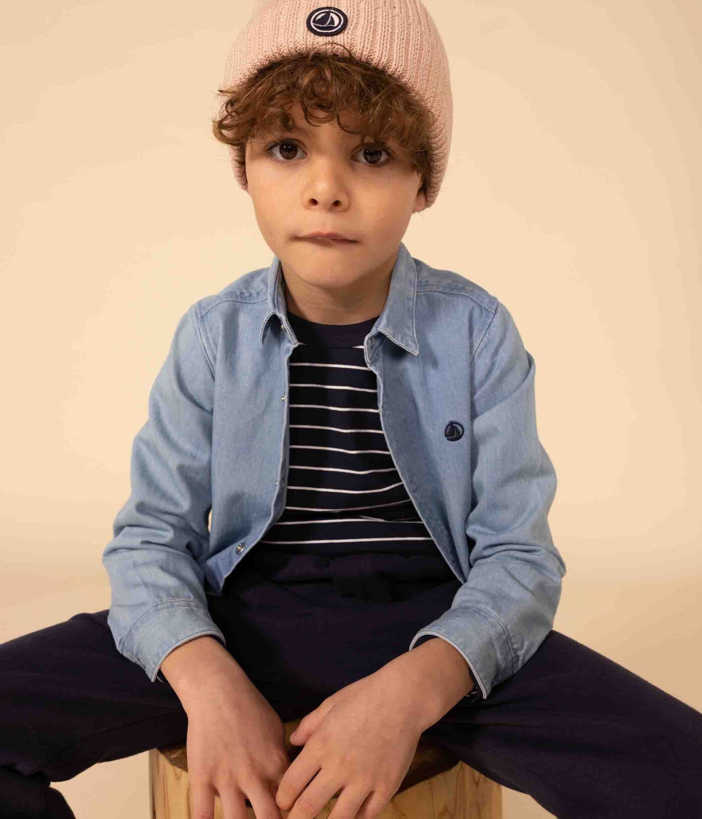Chemise en denim léger enfant garçon