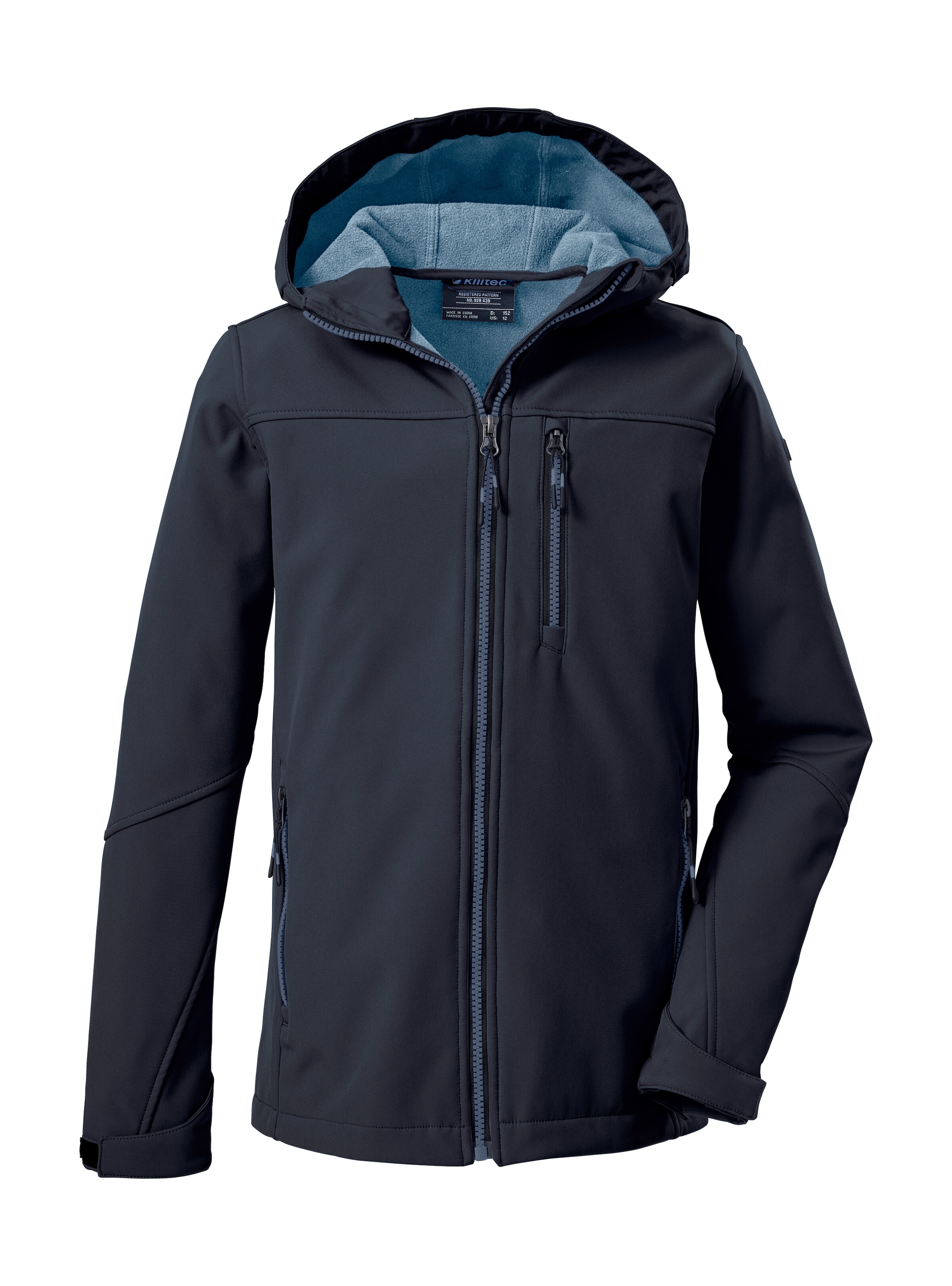 Killtec Softshelljacke »Jungen Softshelljacke« Wasserabweisende Softshelljacke mit Fleece und verstellbaren Details