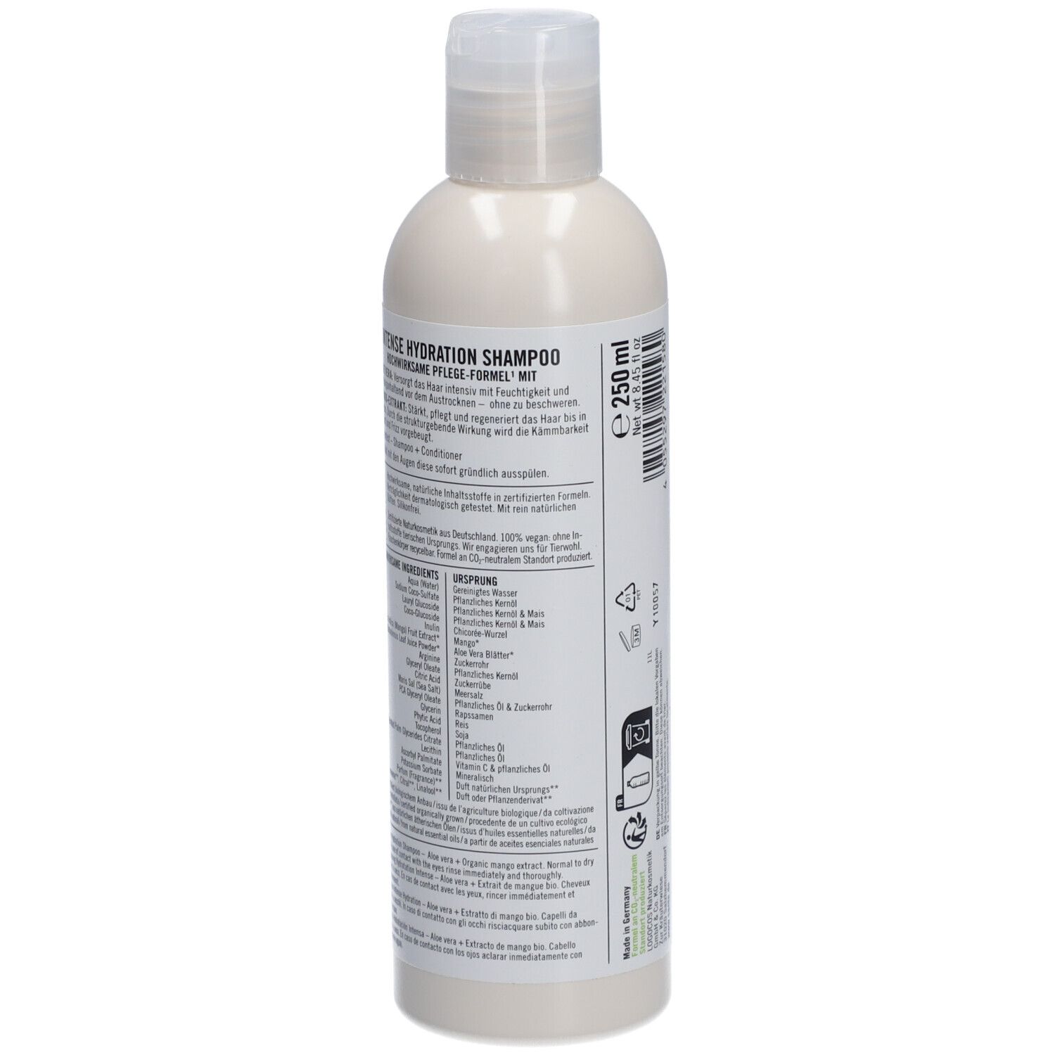 SANTE Naturkosmetik INTENSE HYDRATION SHAMPOO