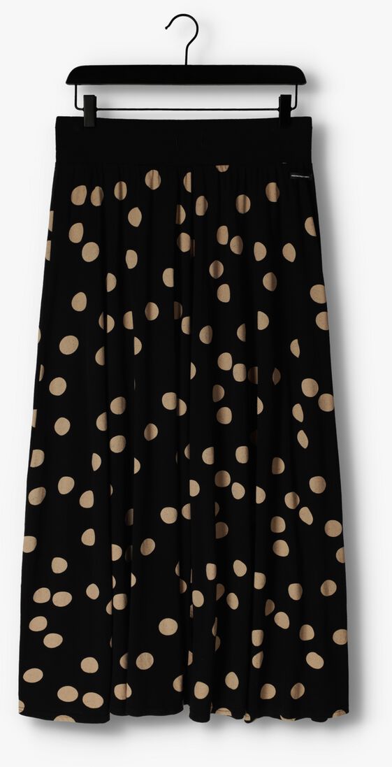 10DAYS zwarte 10days midirok skirt polka dot
