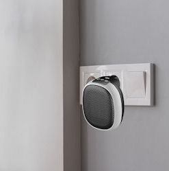 EDM - Plug-in Keramische Kachel - 700 Watt - Zwart - Keramisch