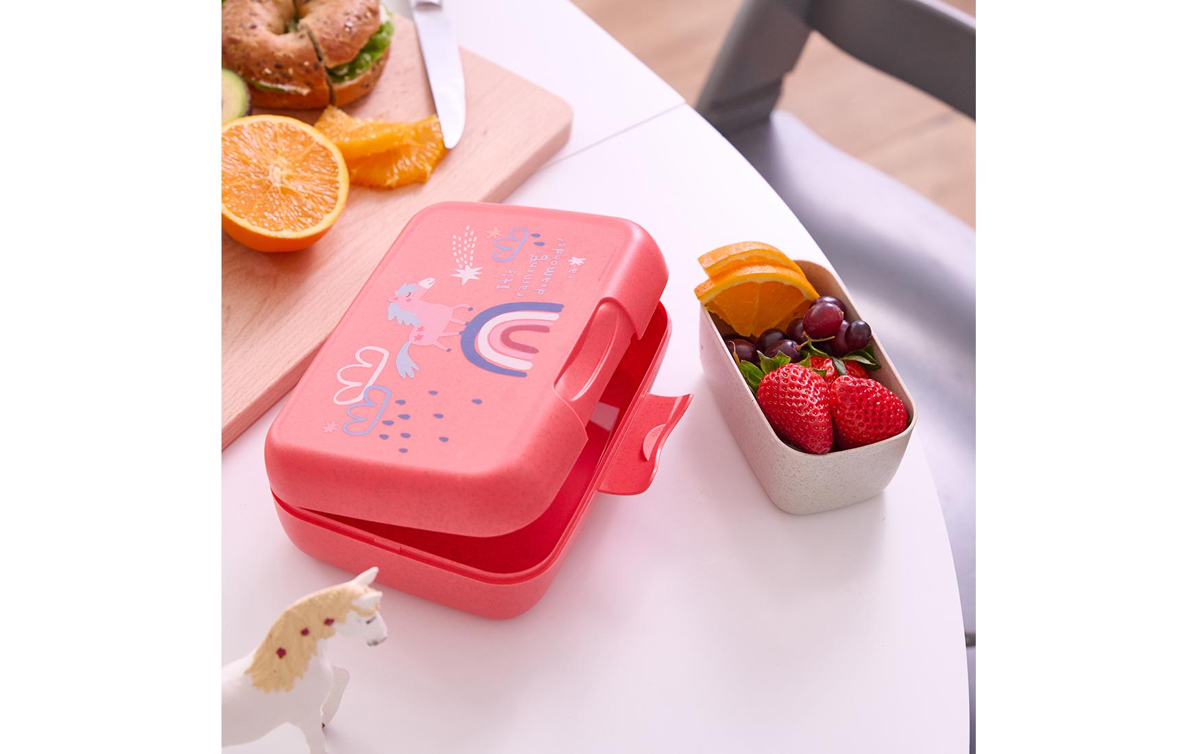 Lunchbox CANDY L DREAMS coral redKinder-Brotdose mit Trennschale