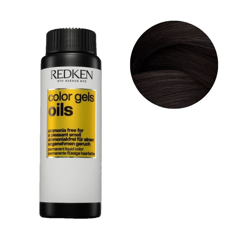 Coloration sans ammoniaque 1NN french toast Color Gels Oils Redken 60ML