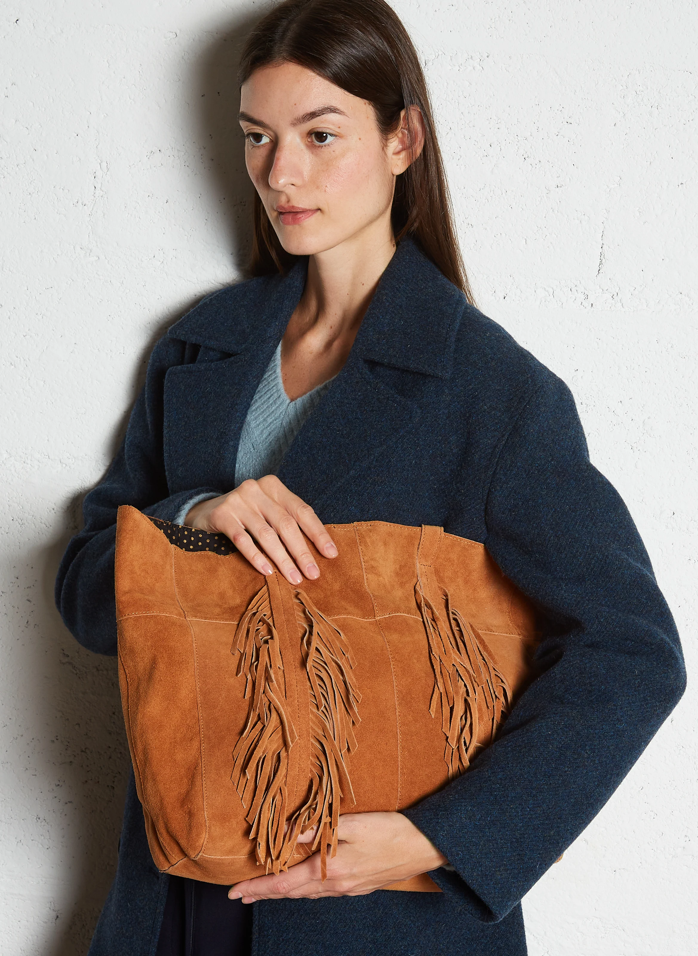 NINA - Cabas en cuir| Doré
