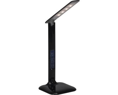 LED-kantoorlamp, dimbaar, 5W, 200 lm, 2800-6500 KH, 55 cm, Glenn, zwart