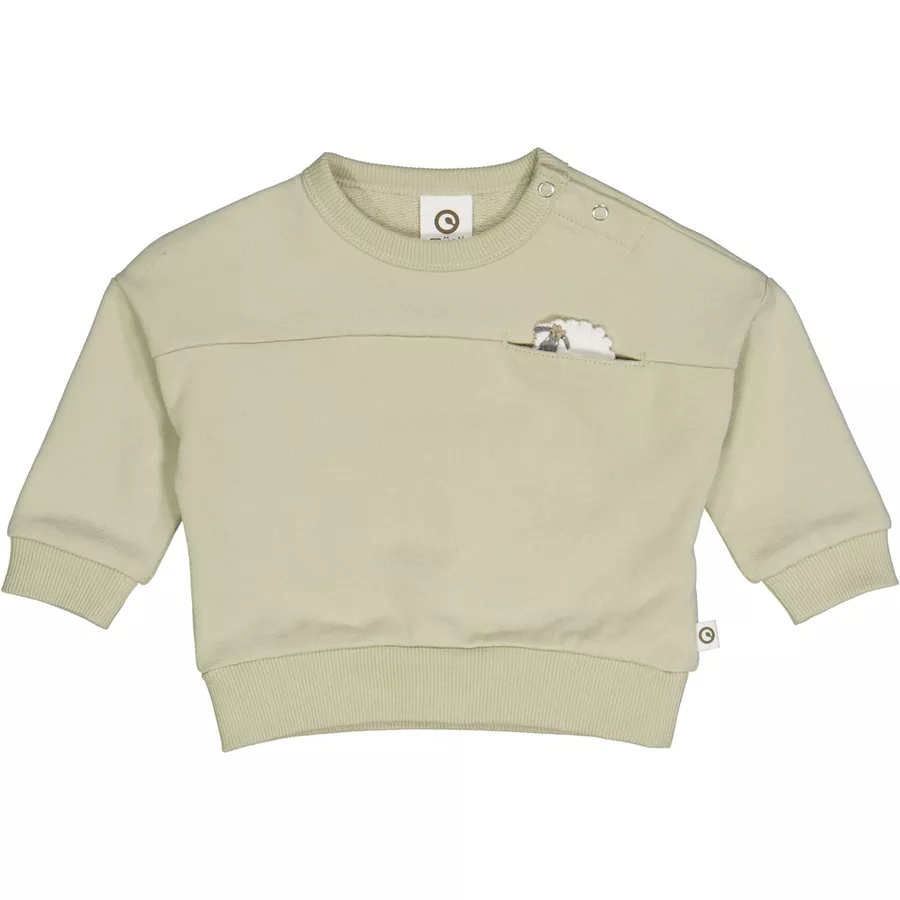 Müsli Babysweatshirt Desertgreen