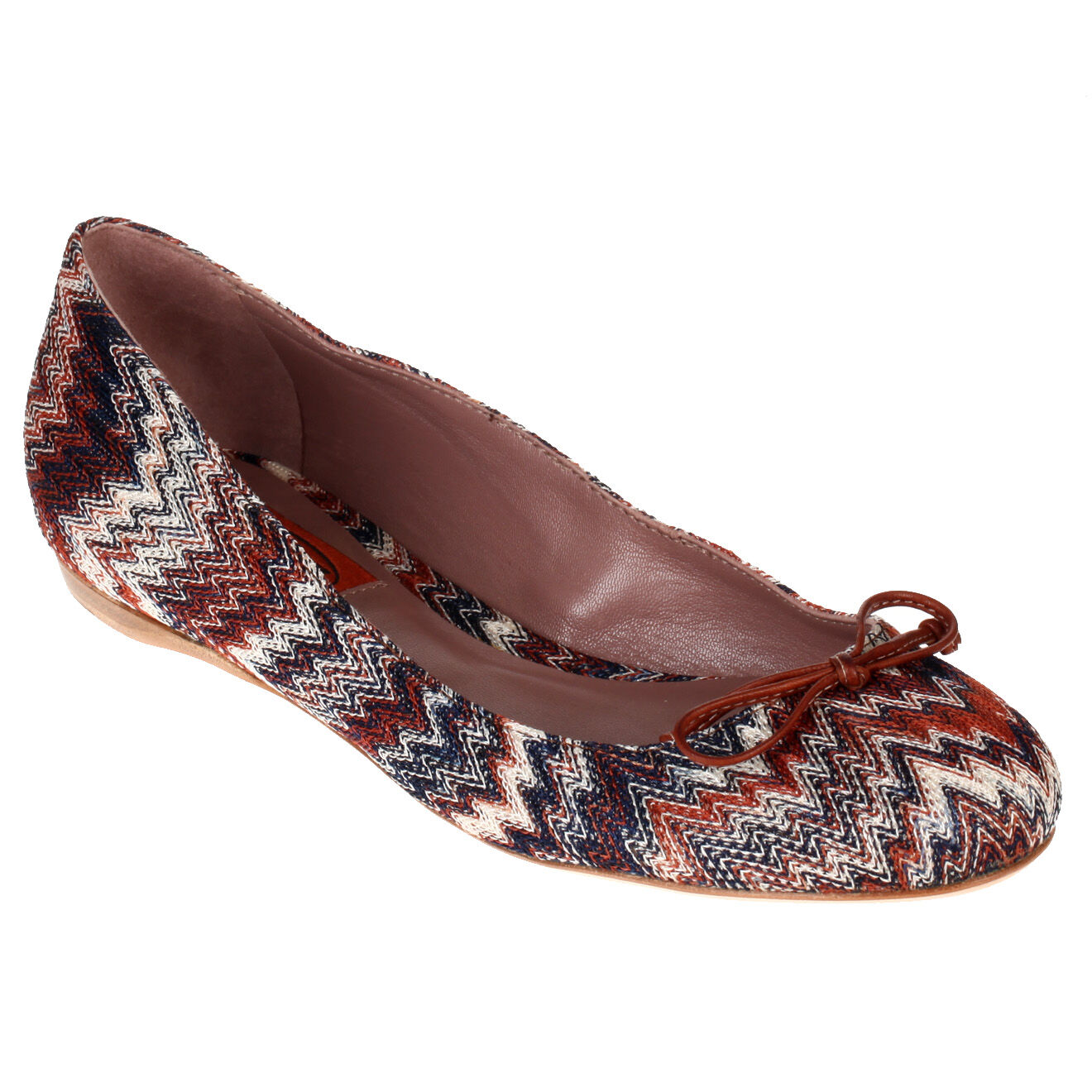 Missoni Ballerines en toile marron