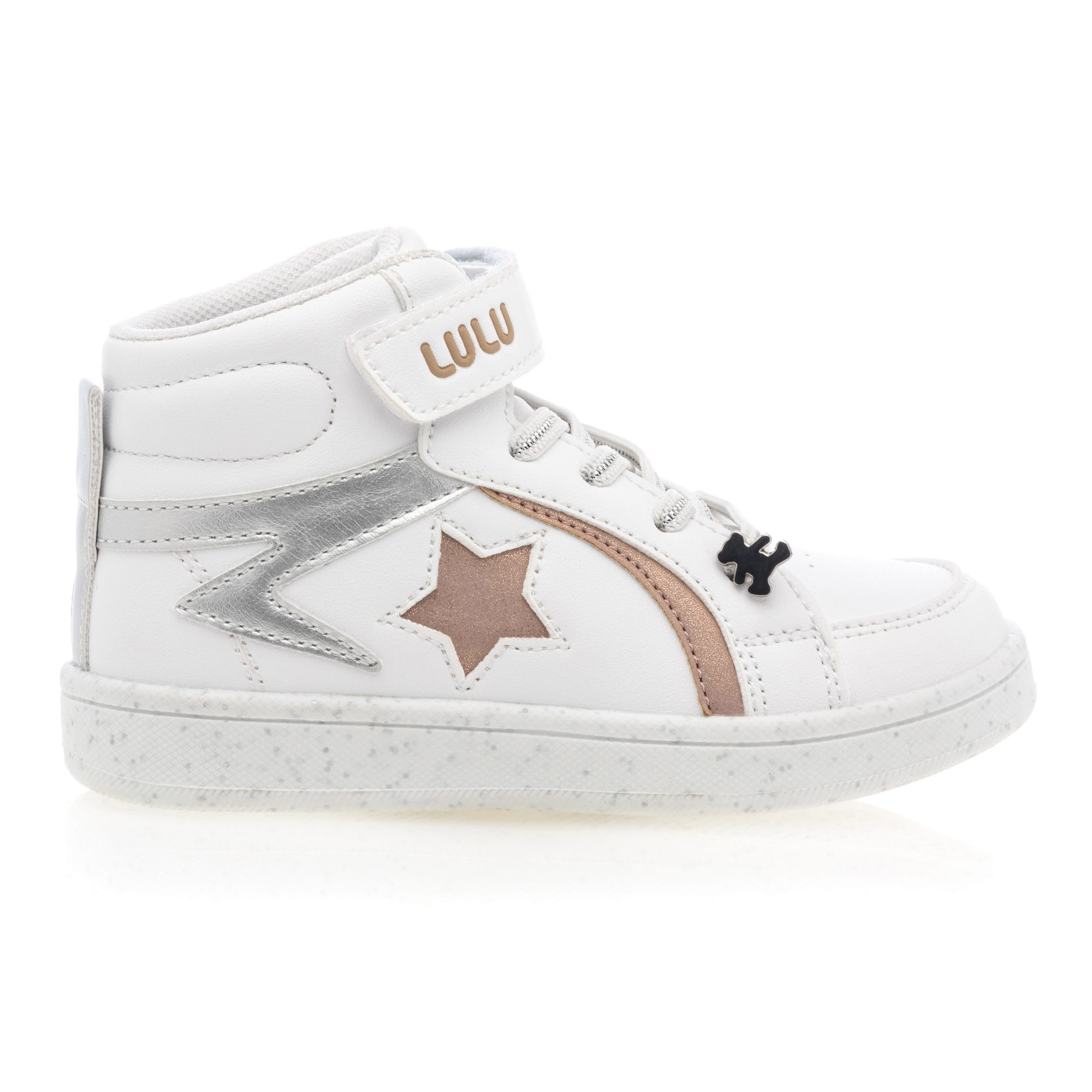 Baskets hautes Fille blanc