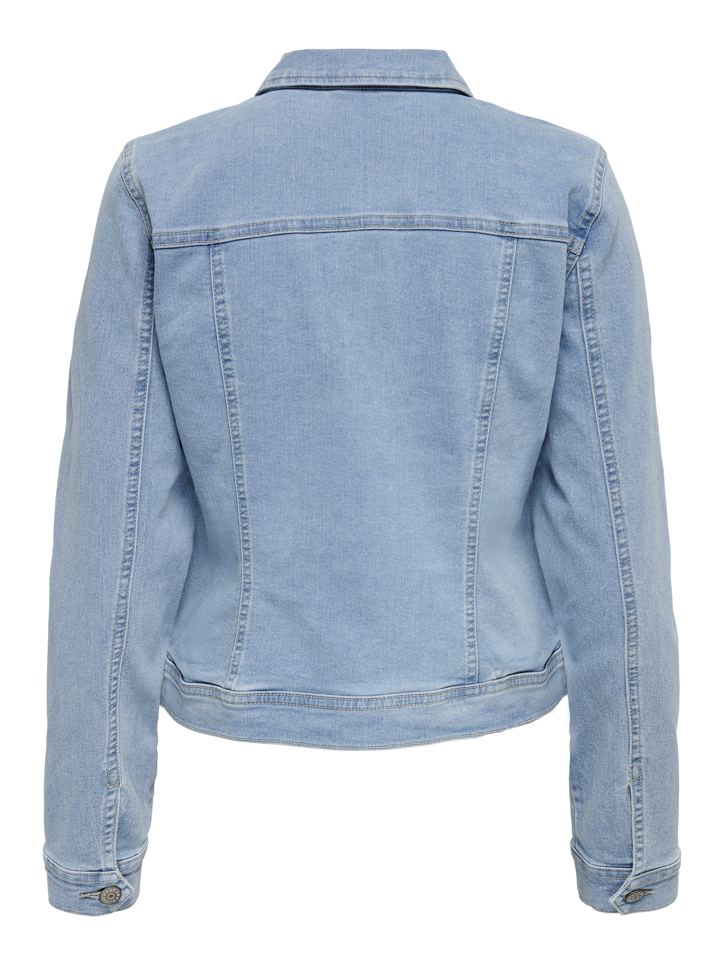 ONLY Jeansjacke »ONLWONDER – Jeansjacke mit Teilungsnähten und Stretch« sehr figurbetont, casual, Denim, Baumwollmischung, Brusttaschen