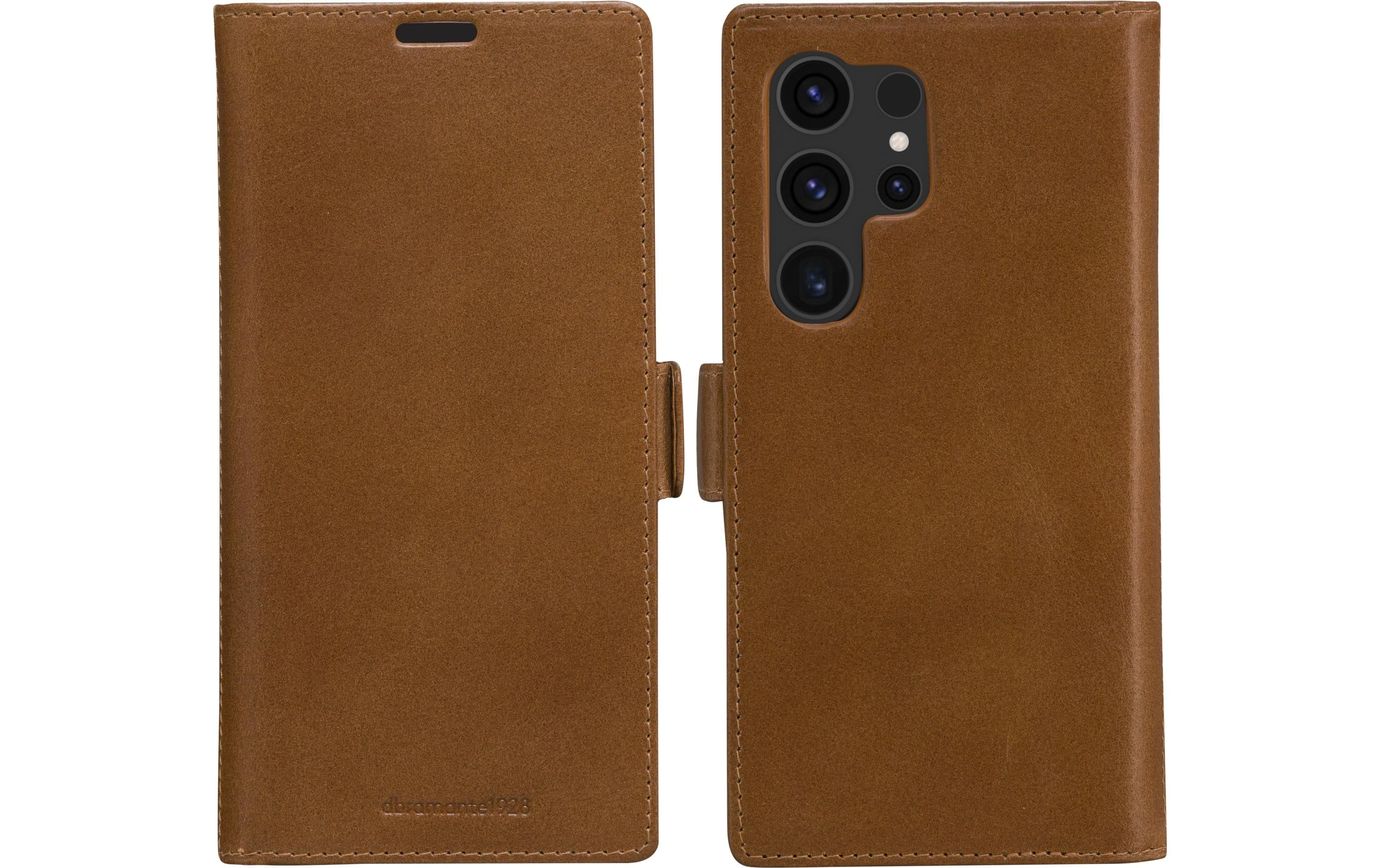 Book Cover Lynge Galaxy S24 Ultra TanSchutzhülle für das Samsung Galaxy S24 Ultra
