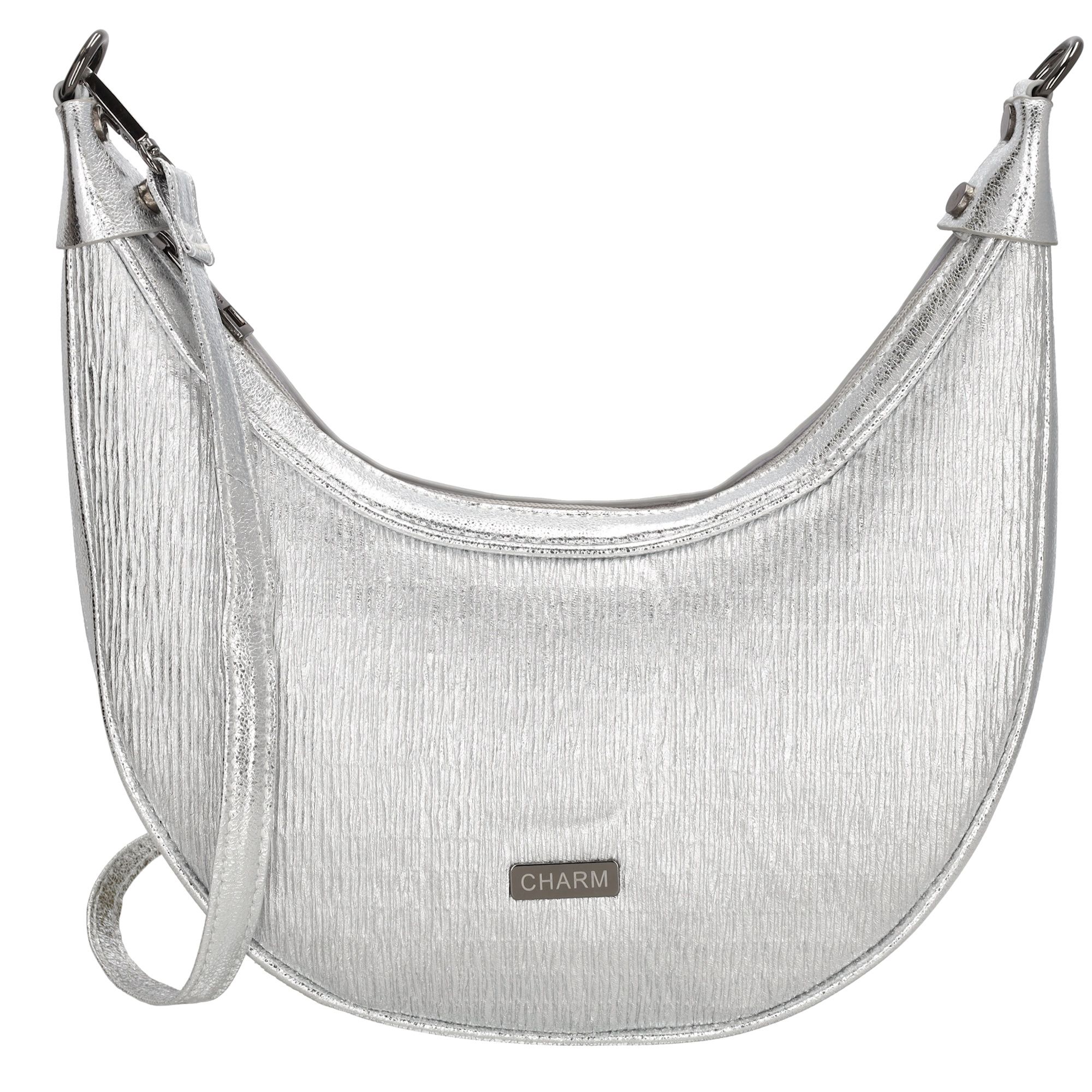 Charm London Kingsway Schoudertas Zilver