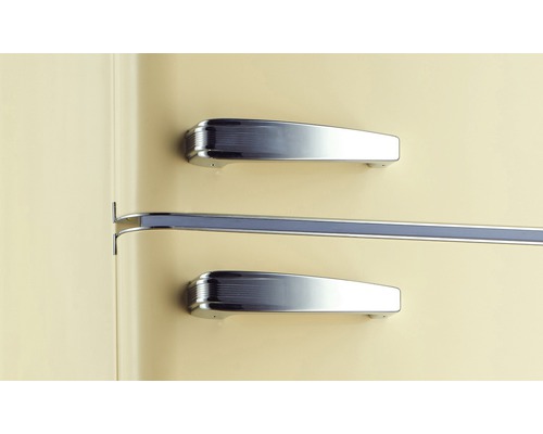 Wolkenstein GK212.4RT SC crèmekleurige koel-vriescombinatie, BxHxD 54,5 x 145,6 x 62,6 cm, koelgedeelte 172 l, vriesgedeelte 39 l