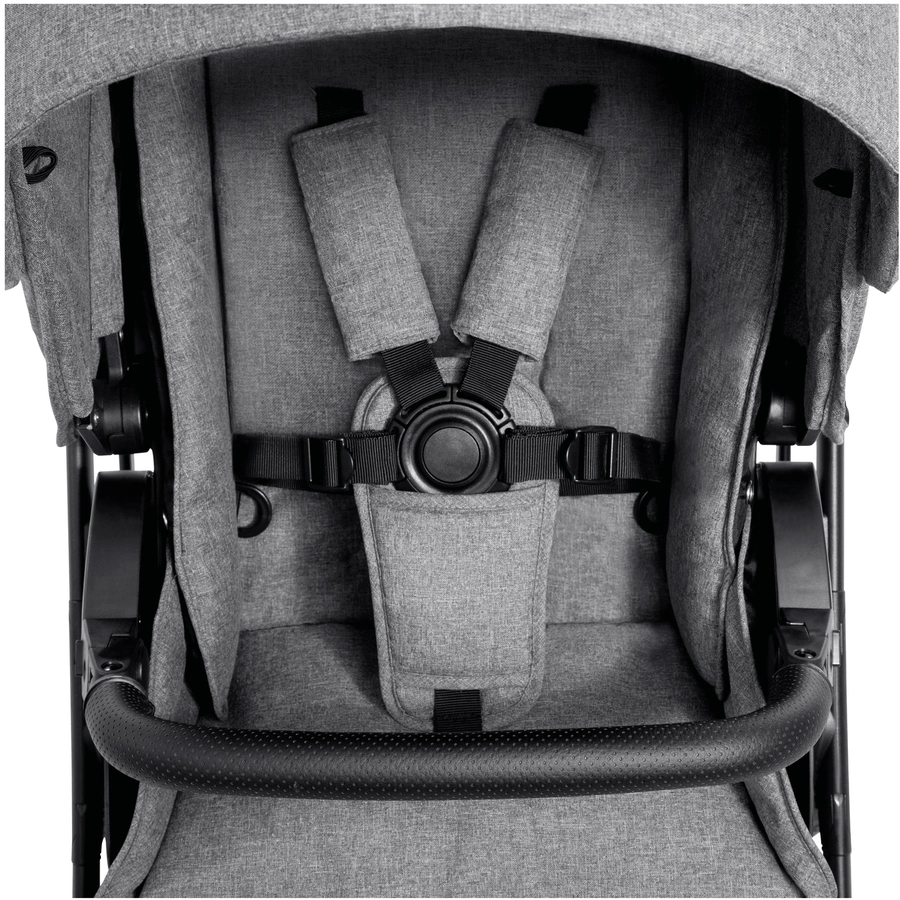 hauck Kinderwagen Vision X Set Silver Melange Grey