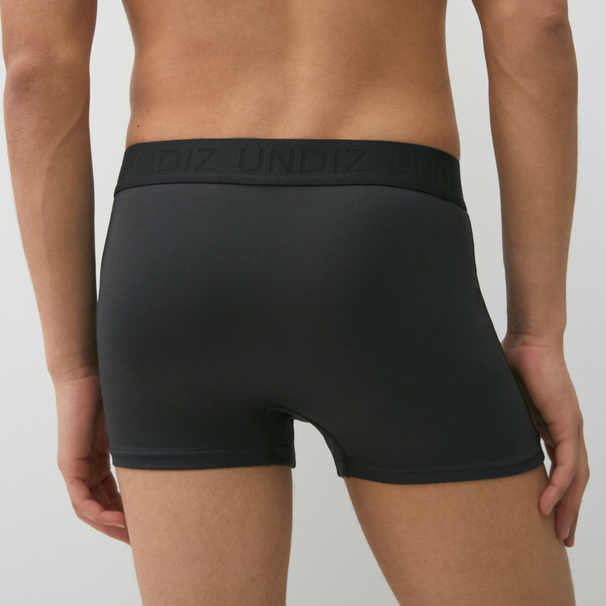 Boxer uni en microfibre