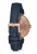 Nixon The Chameleon Leather Black / White / Rose Gold